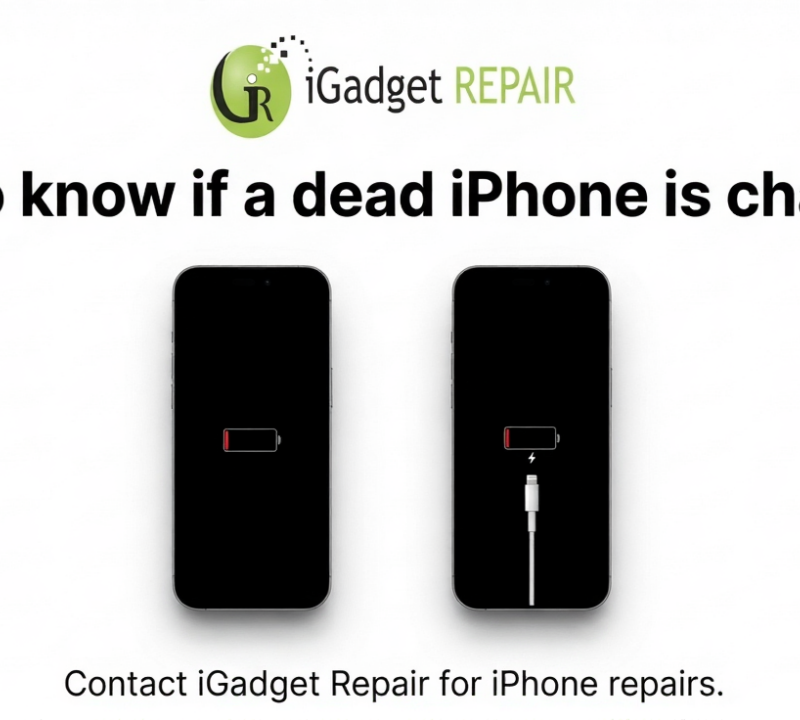 How to know if a dead iPhone is charging